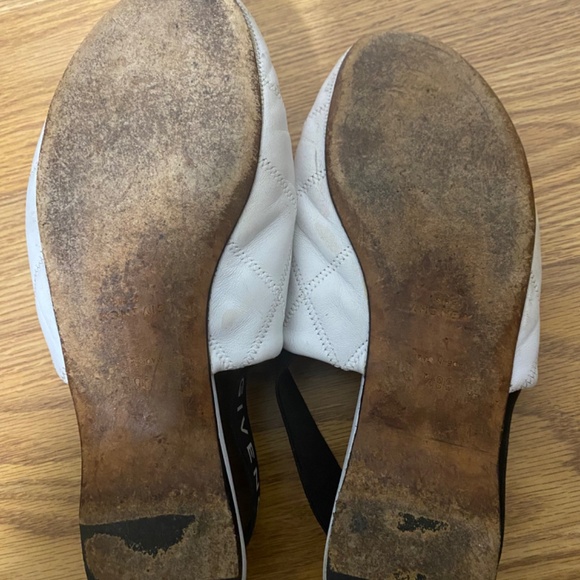 Givenchy white quilted slingbacks - Picture 2 of 3